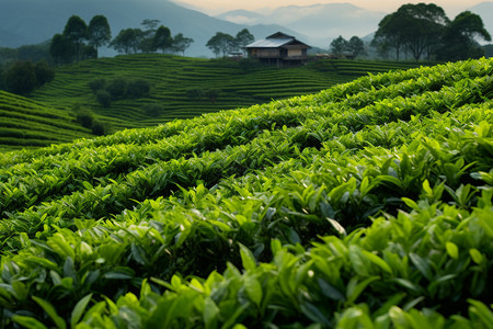 茶葉老葉背景
